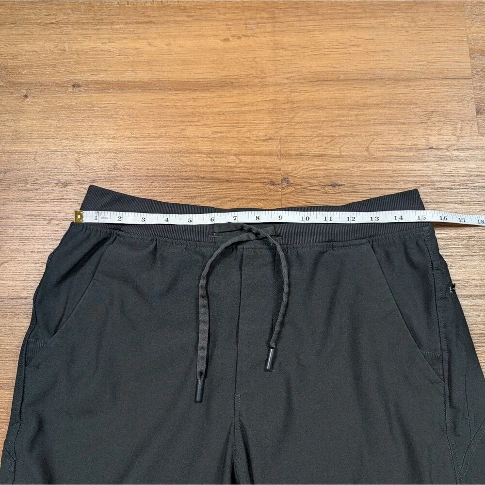 Birddogs Joggers Pants Mens L Black Performance Drawstring Unlined Stretch
